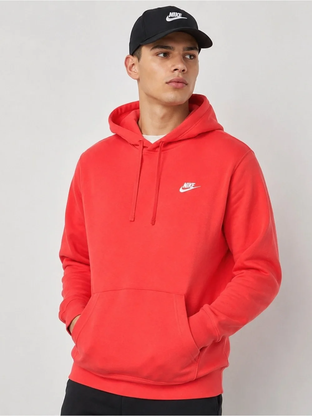 Nike Men’s Fleece Orange Hoodie Pullover Salmon XXL NEW WITH TAG